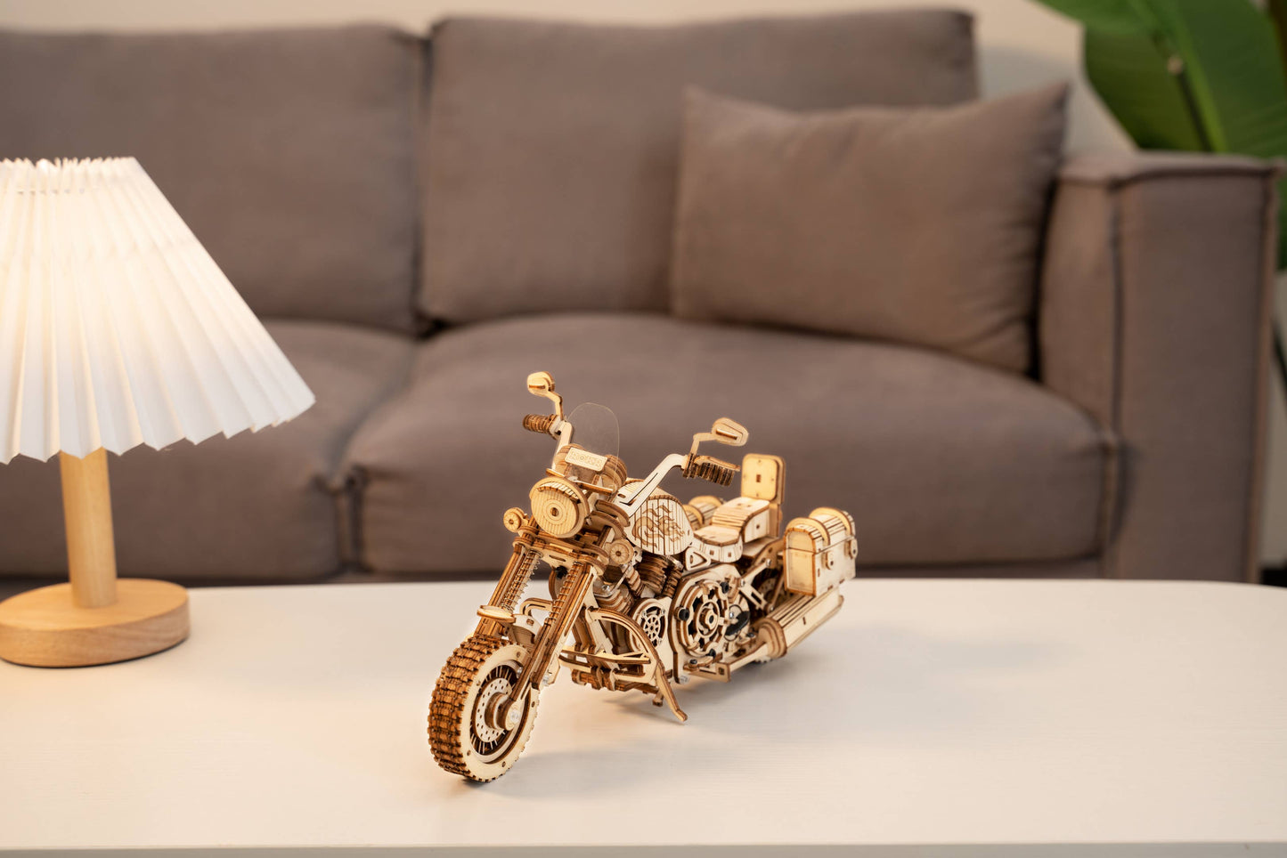 DIY Wooden Puzzle: Cruiser Motorcycle