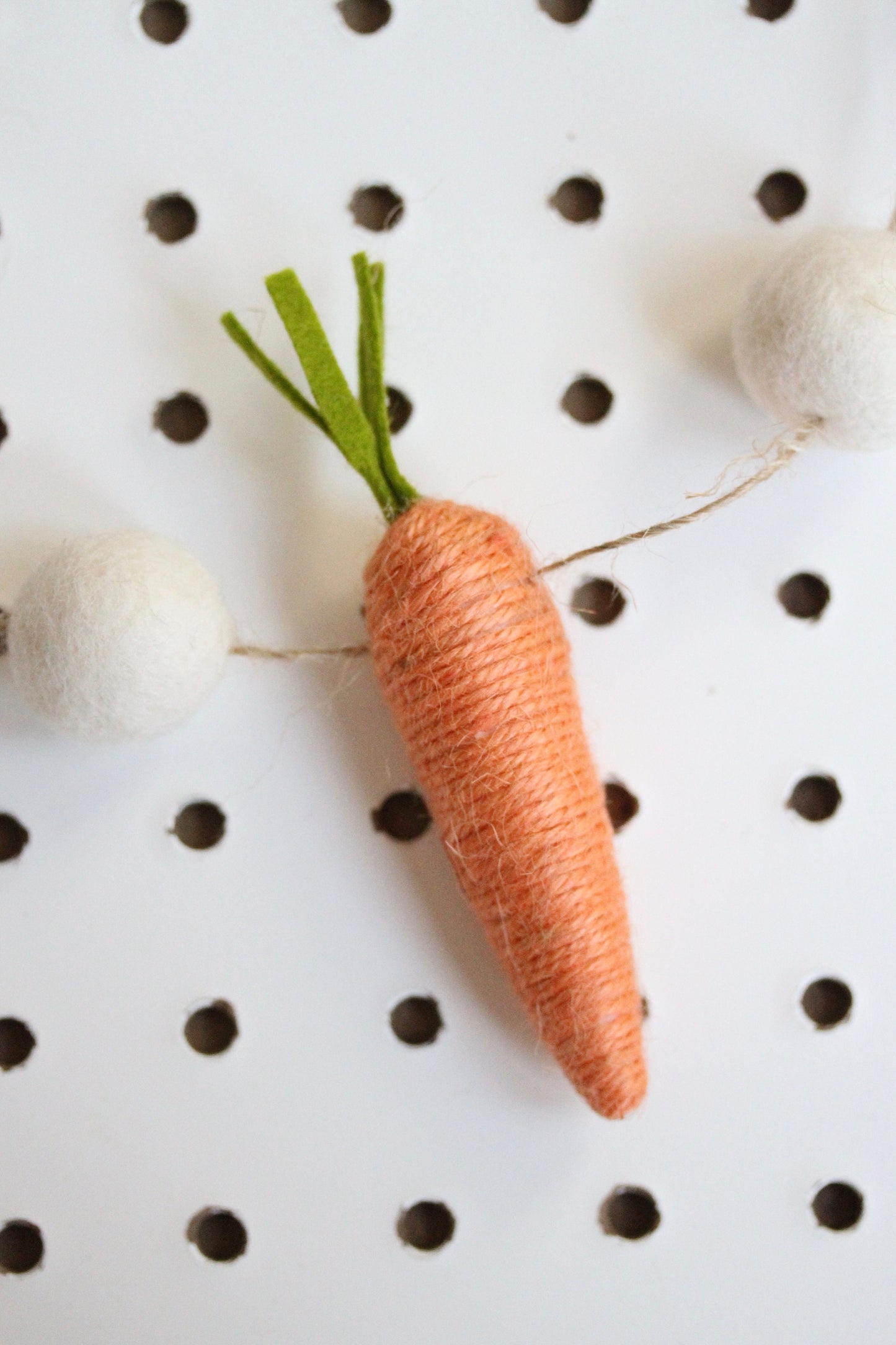 Carrot Felt Garland