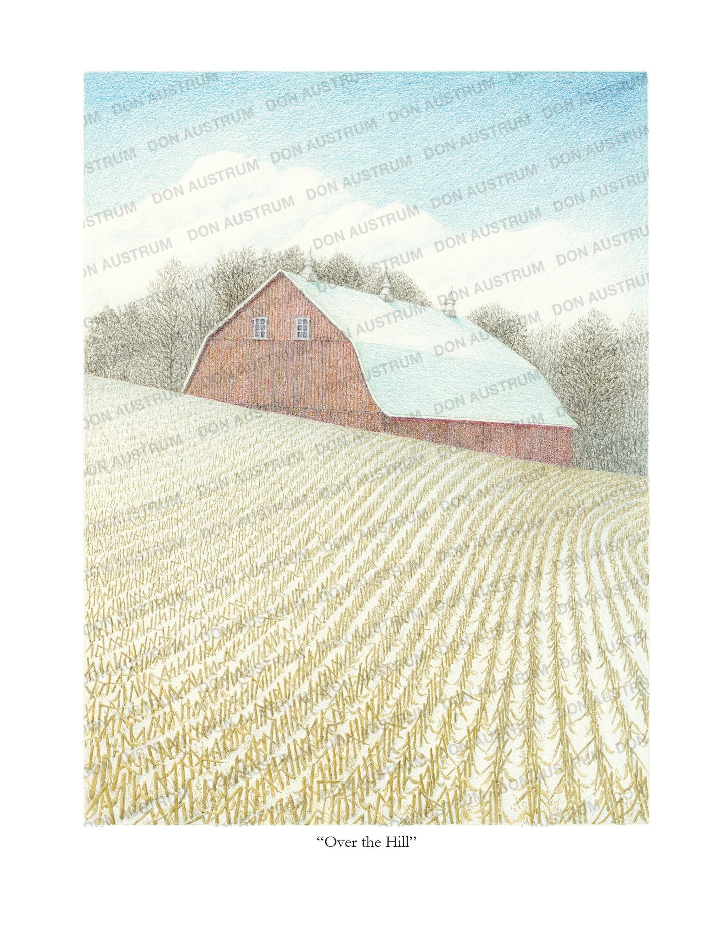 "Late Harvest" Framed Print