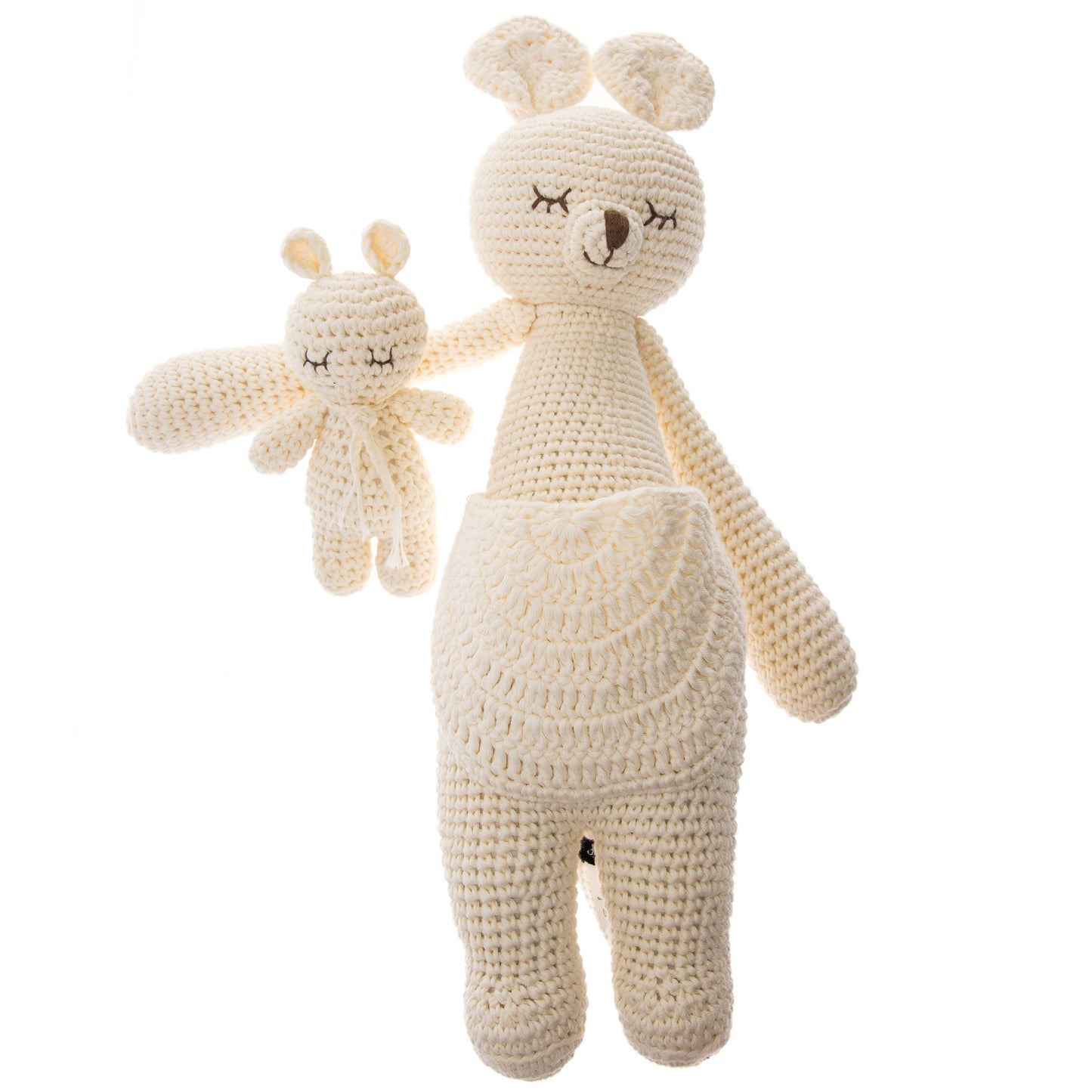 Handmade Crochet Doll: Platinum Karo the Softie