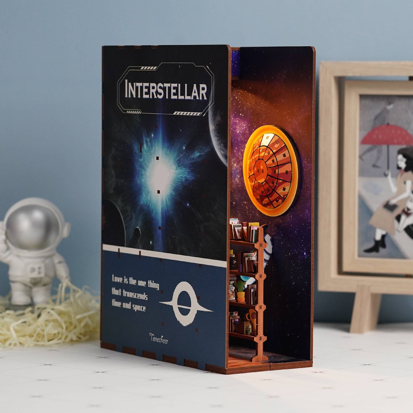 DIY Miniature House Book Nook Kit: Interstellar