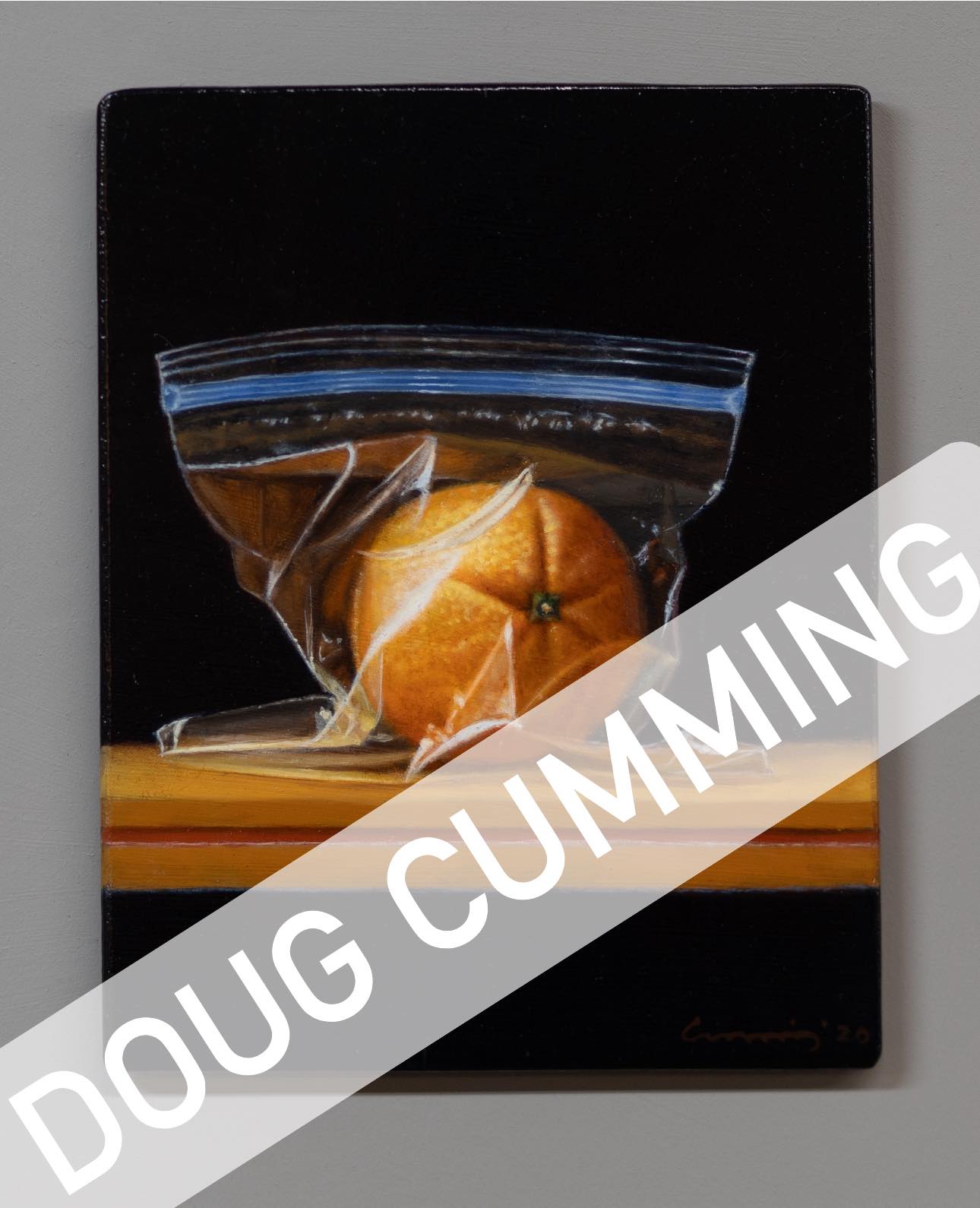 "Orange" Doug Cumming Painting Print