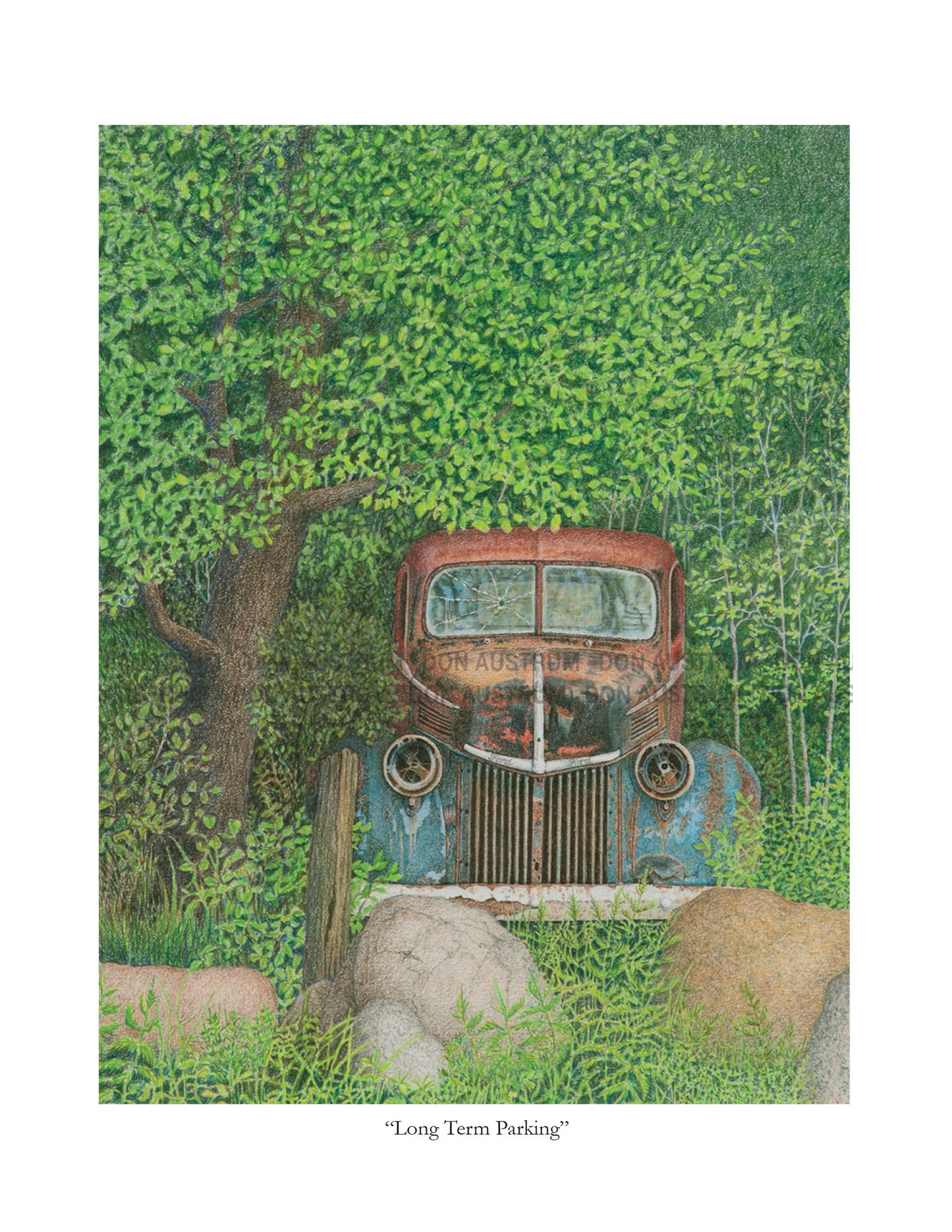 "Long Term Parking" Framed Print