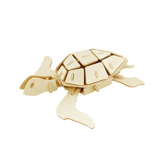 3D Wooden Puzzle: Sea Turtle