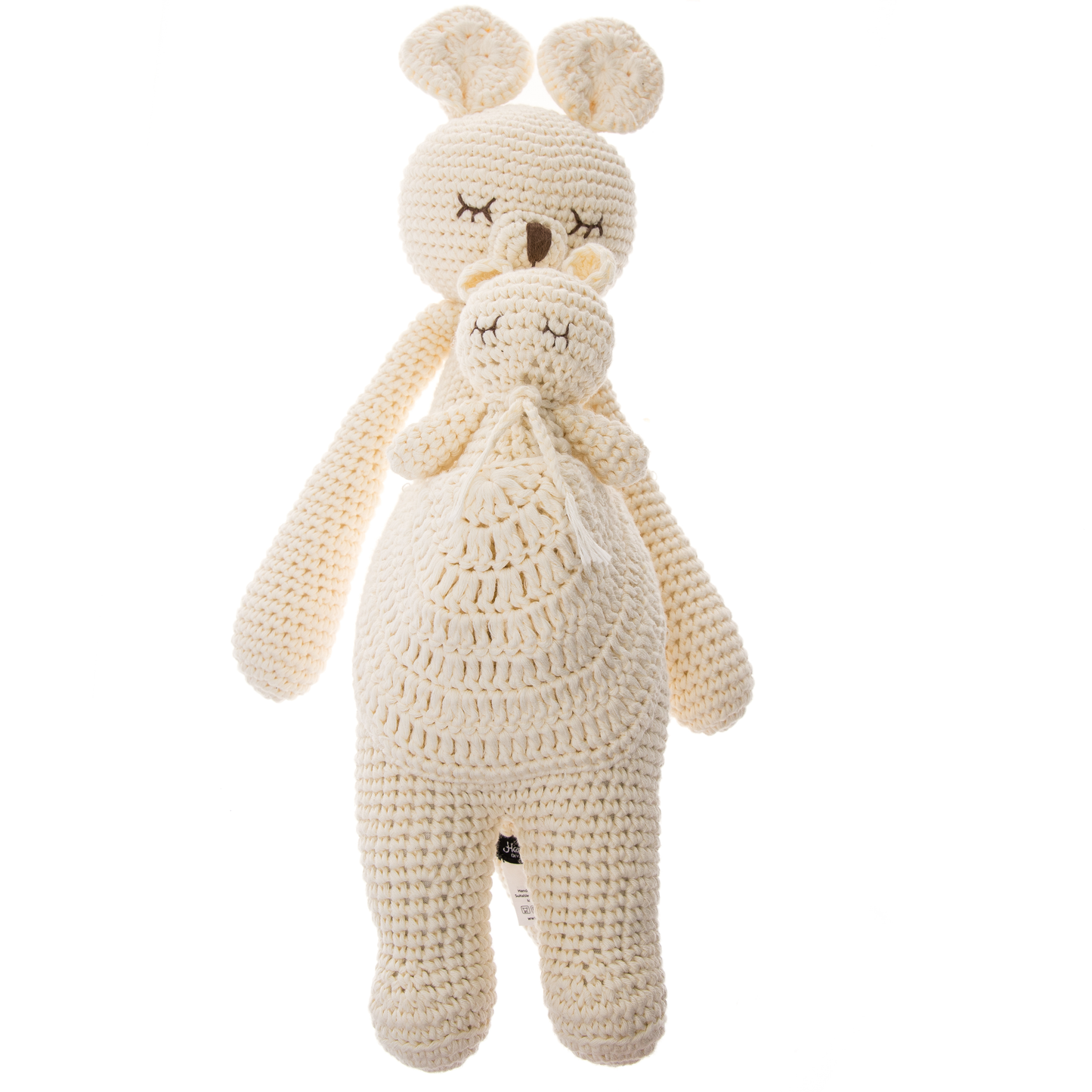 Handmade Crochet Doll: Platinum Karo the Softie