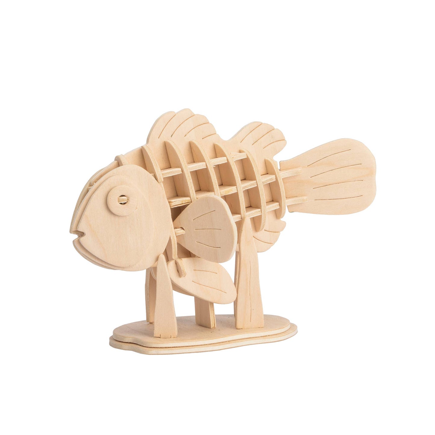 3D Wooden Puzzle: Clownfish