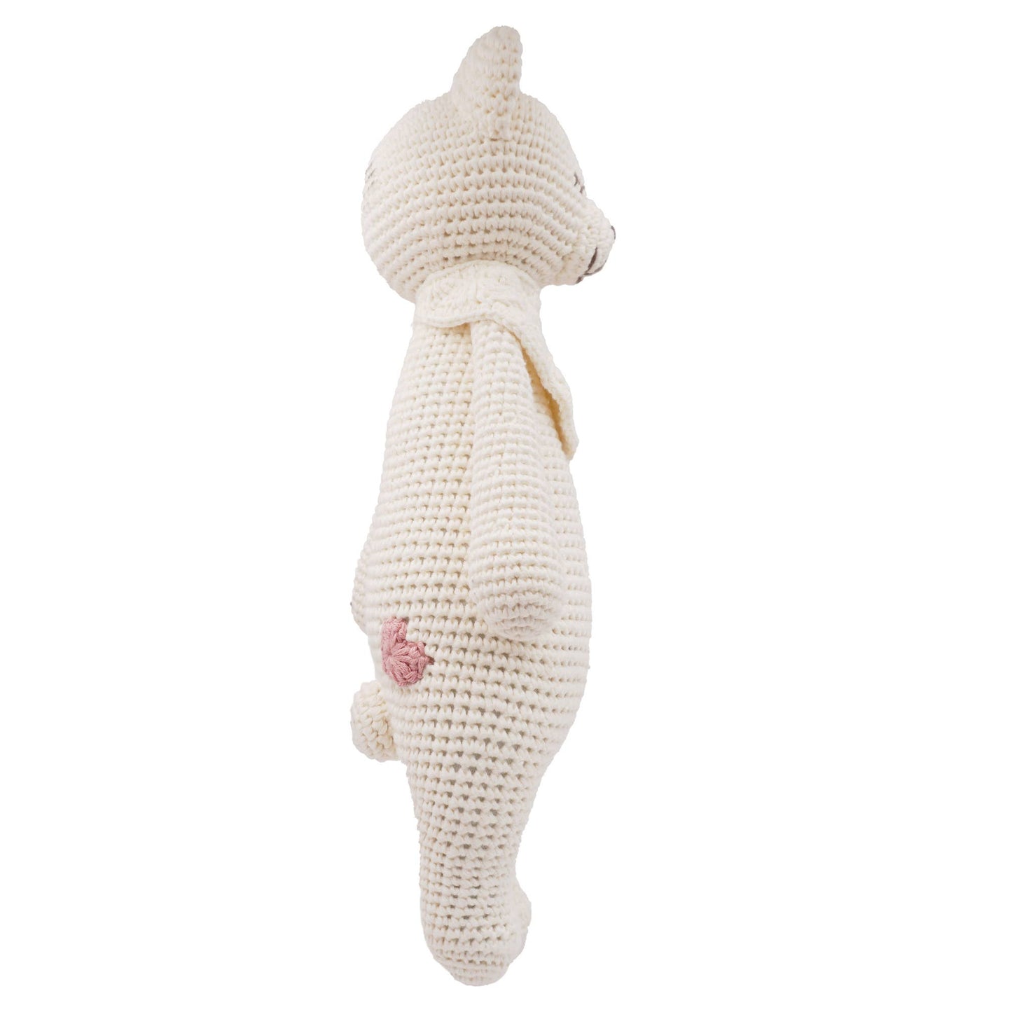 Handmade Crochet Doll: Platinum Foxxie the Softie