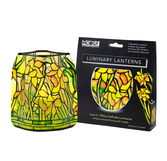 Luminary Lantern - Louis C. Tiffany Daffodils